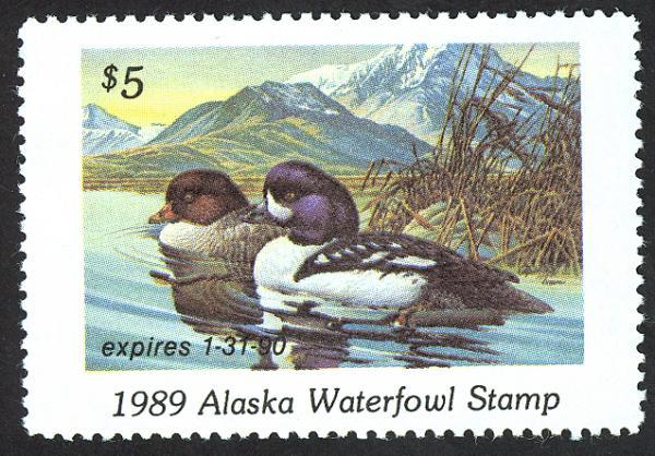 #5, Alaska State Duck stamp, SCV $10