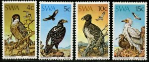 SOUTH WEST AFRICA Sc#373-6 SG#270-3 1975 Birds of Prey Complete Mint NH