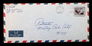 1969 Liberia Postal Stationary Airmail US Mailed Sent From Wash. D.C.To CA