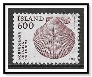 Iceland #553 Sea Shell Used