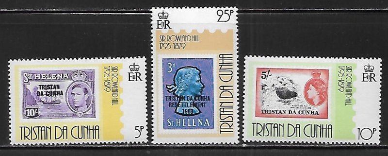 Tristan da Cunha 260-2 1979 Rowland Hill set MNH