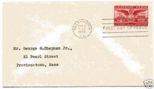 C40 6c Alexandria Uncacheted, TAD, FDC