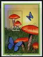 Maldive Islands 2001 (?) Fungi perf souvenir sheet #1 (Tr...