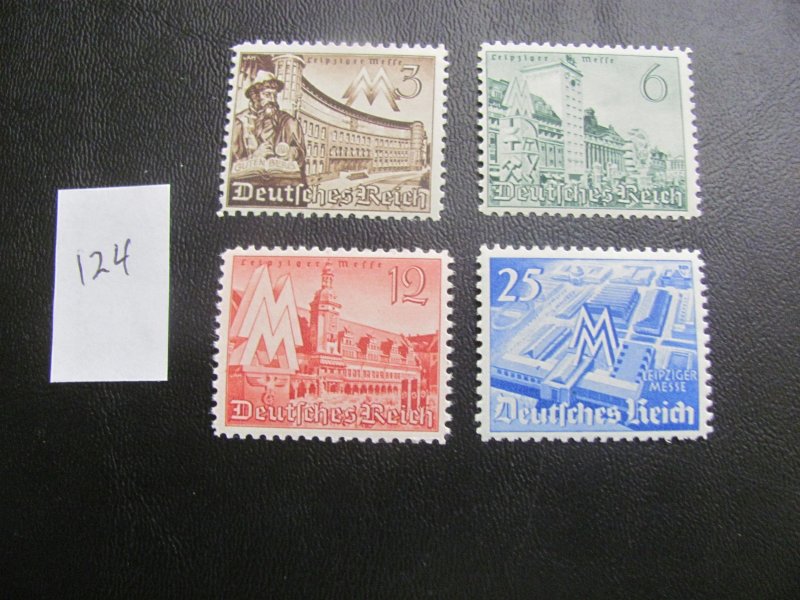 Germany 1940 MNH SC 494-497 SET   XF 10 EUROS (124)