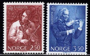 Norway Scott 861-862 MH* Europa 1985