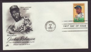 US 2016 Jackie Robinson 1982 Artcraft U/A FDC