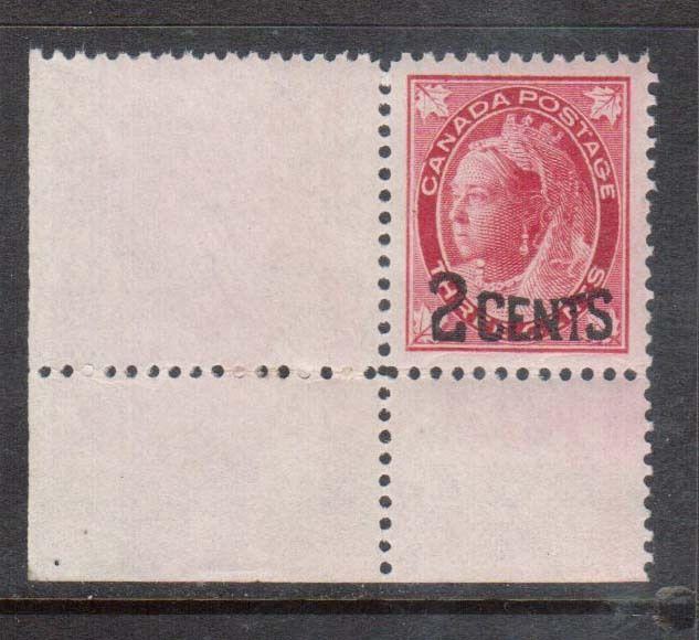 Canada #87 XF/NH LL Margin Gem