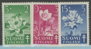 Finland #B101-B103 Unused Single (Complete Set) (Flowers)