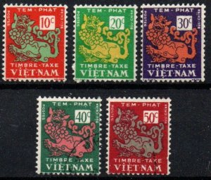 Vietnam Sc #J1-J5 Used