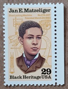 United States #2567 29c Jan E. Matzeliger MNH (1991)