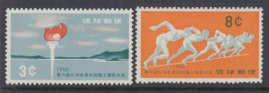 Ryukyu Islands 72-73 MNH VF