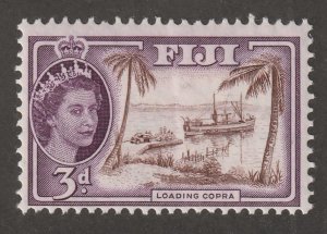 Fiji, stamp, scott#152,  mint, hinged, 3d,  Copra