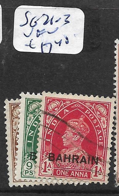 BAHRAIN (PP0802B) ON INDIA KGVI 1/2A-1A  SG 21-3  VFU