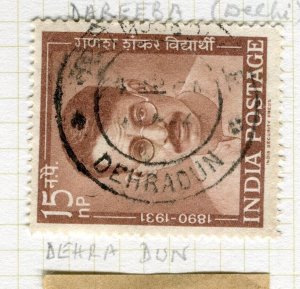 INDIA; POSTMARK on early GVI issue fine used, Dehra Dun