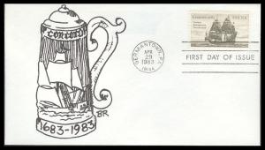 #2040 German Immigration BR FDC