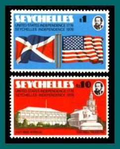 Seychelles 1976 Independence, MNH  351-352,SG363-SG364