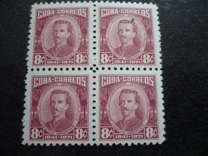 Stamps - Cuba - Scott# 519-528 - Mint Hinged Set of 10 Stamps in Blocks of 4