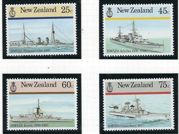 New Zealand 839-42 MNH 1985 Ships (an2137)