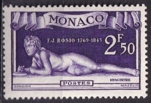 Monaco 212 (mnh) 2.50fr Hyancinthus by Bosio, dp vio (1948)