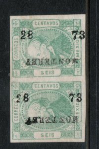 Mexico #81a #93 Very Fine Mint Pair Unused (No Gum) **With Certificate**