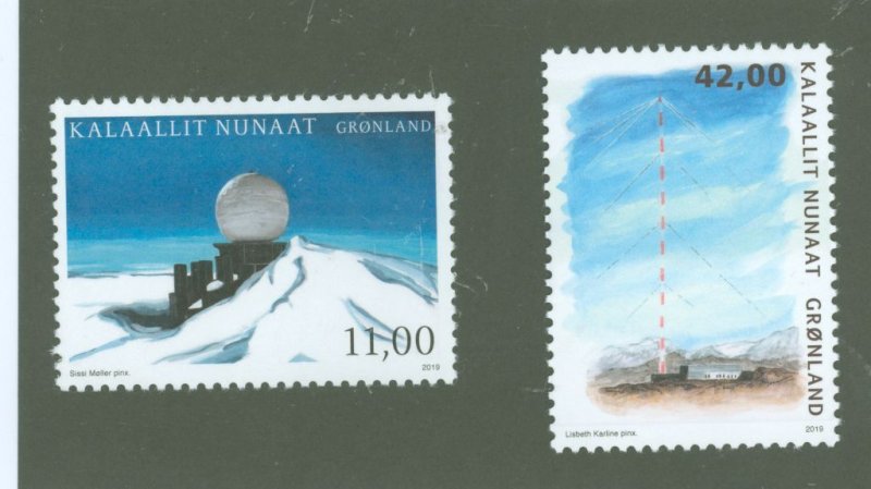 Greenland #807-808  Single (Complete Set)