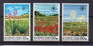 Cyprus 343-345 MNH
