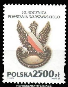 Poland Scott 3207 Mint never hinged.