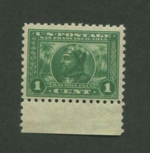 1914 United States Vasco de Balboa Postage Stamp #401 Mint Never Hinged VF 