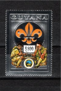Guyana 1992 MNH Silver foil single