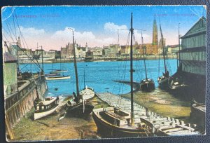 1918 Germany Navy Post Sea Flight Station RPPC Postcard Cover To Bremen