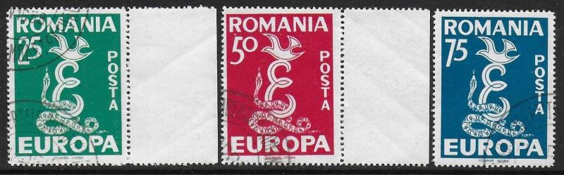 Romania 1958 Europa EXILE Propaganda Cinderella Set F/VF C.T.O.