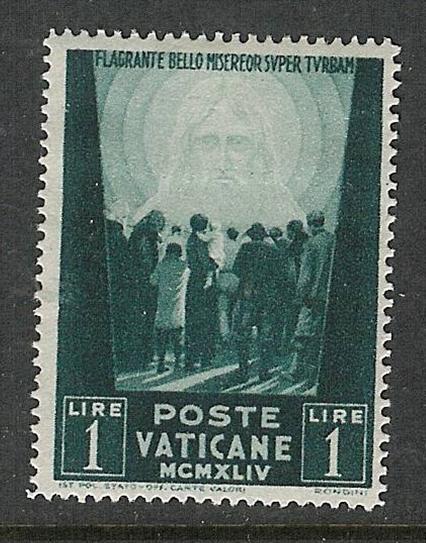 Vatican Scott  99 Mint - 1945 Jesus Issue