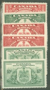 Canada #E6-E11  Single (Complete Set)