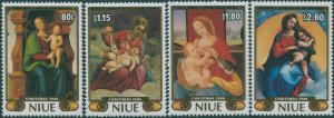 Niue 1986 SG636-639 Christmas set MNH