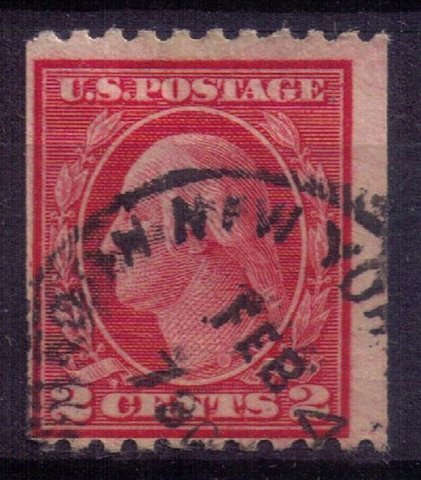 US 488 USED 2c Carmine Fine