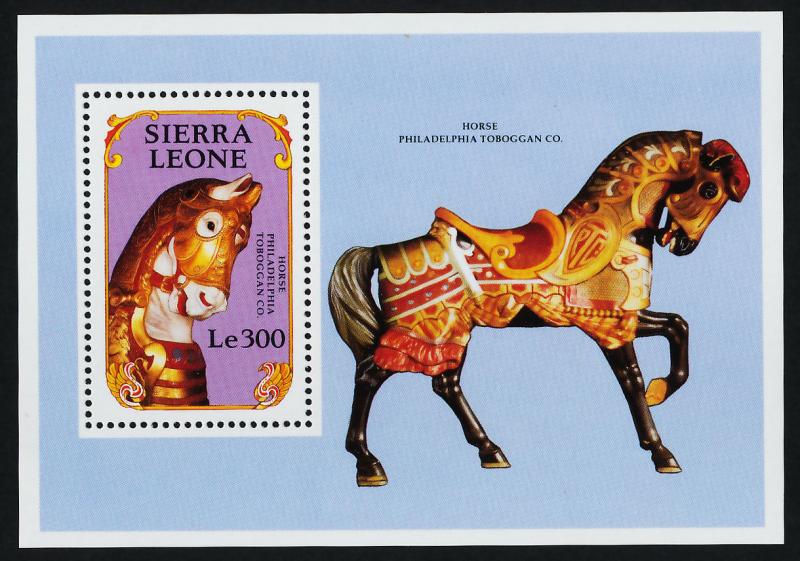 Sierra Leone 1273 MNH Carousel Horse