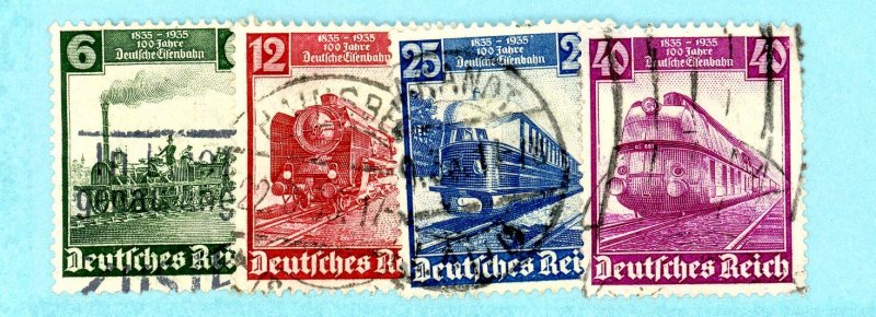 Germany, Scott #459-62, Used, complete set