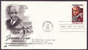 2110 Jerome Kern Artcraft FDC