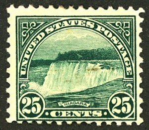 U.S. #568 MINT OG HR