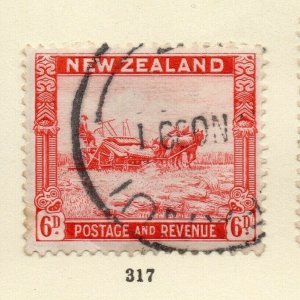 New Zealand 1936-42 Early Issue Fine Used 6d. NW-170196