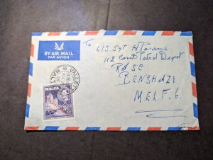 1955 British Malta Airmail Cover Valletta to MELF6