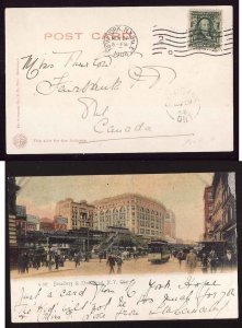 Canada-Covers #2550a-1c Franklin-York Cnty-Fairbank,Ont-No 30 1908 -