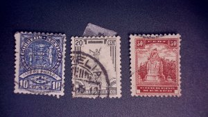 Mexico SC # 711 714 716 used