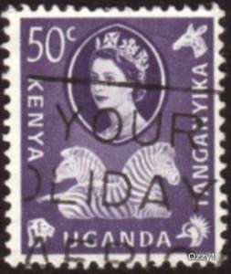 Kenya KUT 1960 Sc#127 SG#190 50c Purple QEII Visit Used (p)