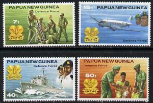 PAPUA NEW GUINEA - 1981 - Defence Force - Perf 4v Set - Mint Never Hinged