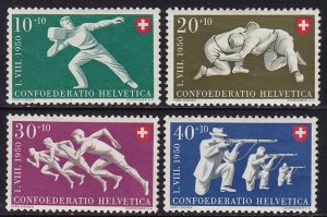 Switzerland - 1950 - Scott #B192-B195 - mint - Sport
