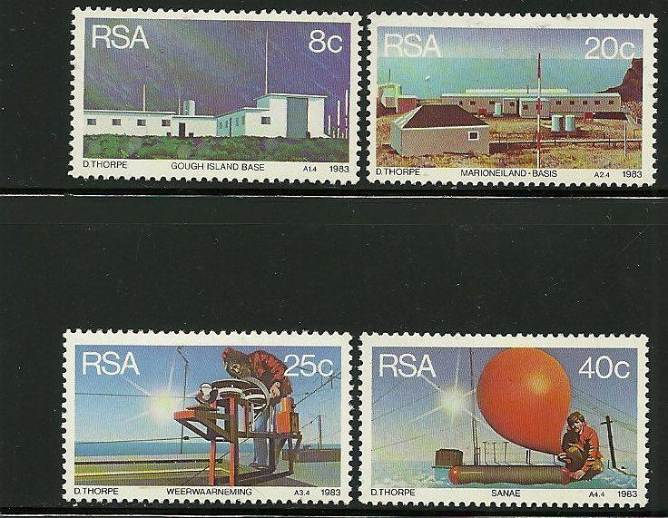 South Africa # 610-13, Mint Hinge