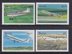 Nevis 1076-1079 Airplanes MNH VF