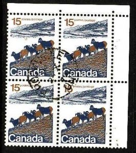 Canada-Sc#595- id9-used 15c Mountain sheep, type 1 -1972-
