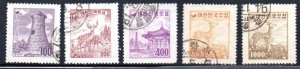 KOREA 278-82 USED SCV $24.25 BIN $9.70 ANIMALS, BUILDINGS